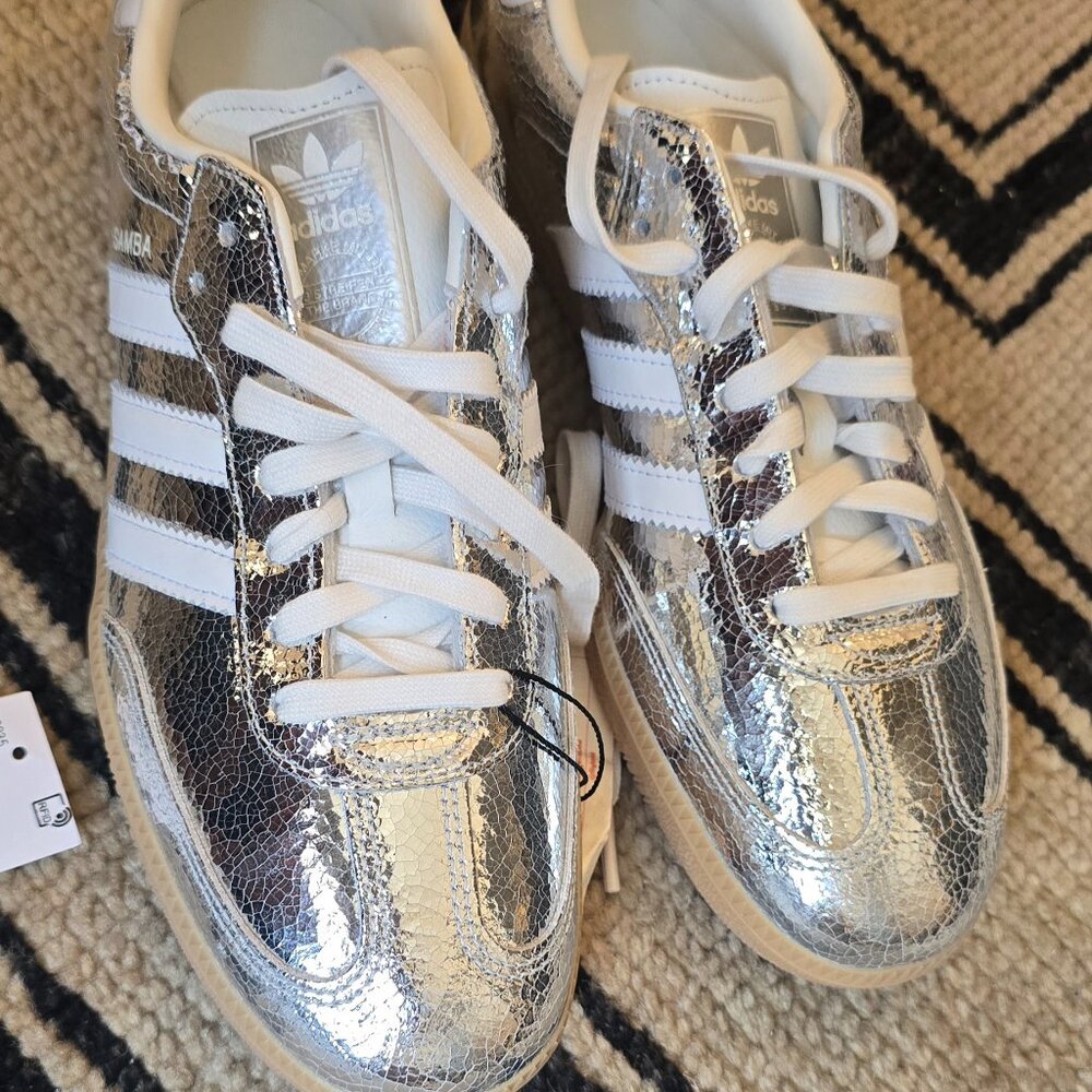 Silver Sambas NWT! No box